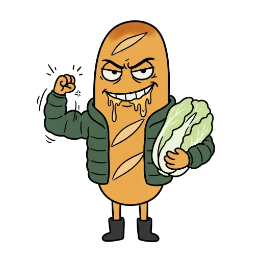 我孫子パンパン（悪役のすがた）