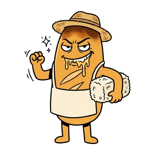 安堵パンパン（悪役のすがた）