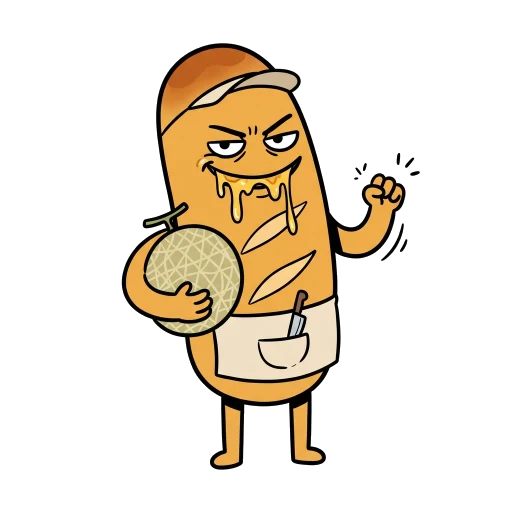 旭パンパン（悪役のすがた）