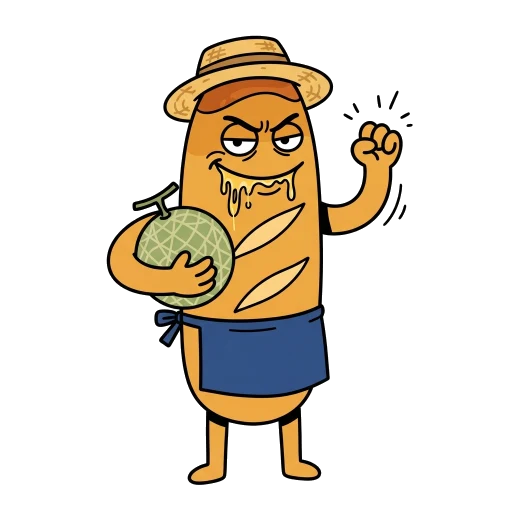益田パンパン（悪役のすがた）