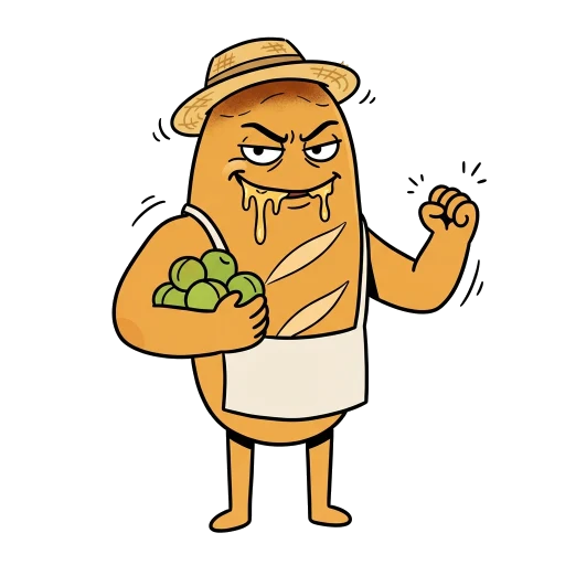 田辺パンパン（悪役のすがた）