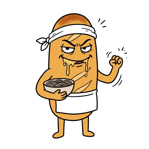 弟子屈パンパン（悪役のすがた）
