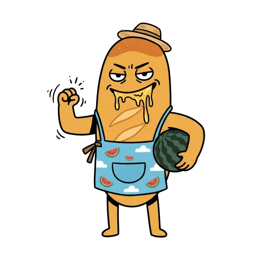 当麻パンパン（悪役のすがた）