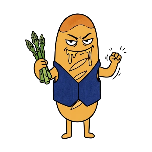 与謝野パンパン（悪役のすがた）
