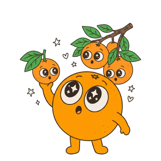 オレンジのステージ3のすがた