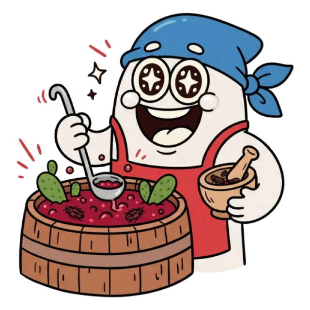コチニール色素のステージ3のすがた