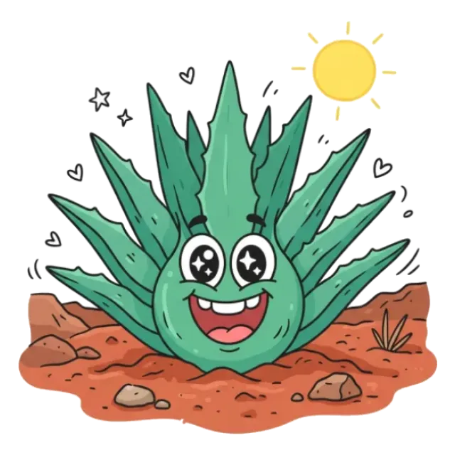 アガベシロップのステージ4のすがた