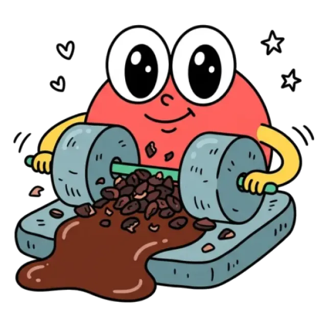カカオマスのステージ2のすがた
