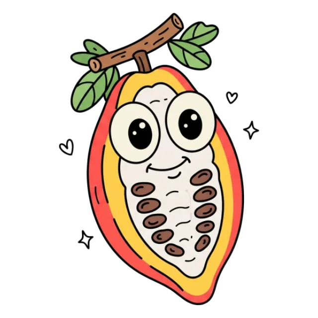 カカオマスのステージ4のすがた