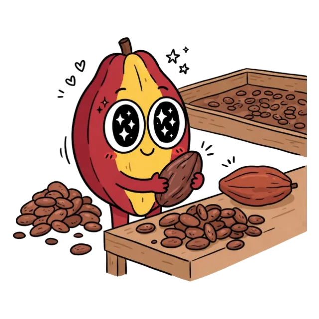 カカオバターのステージ3のすがた