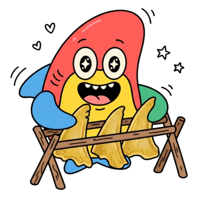 ふかひれのステージ2のすがた