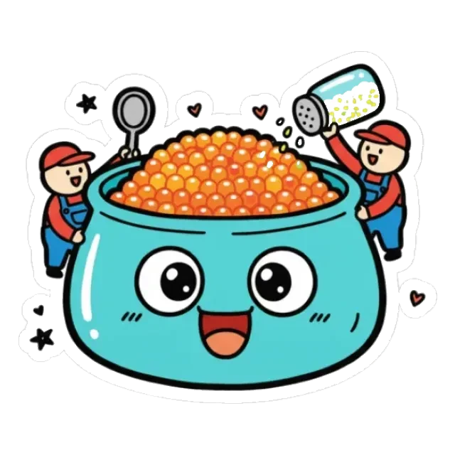ししゃも卵のステージ2のすがた