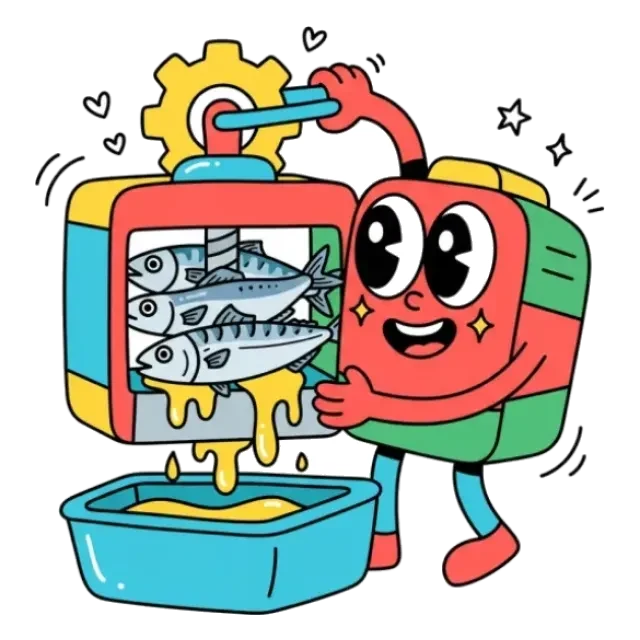 魚油のステージ2のすがた