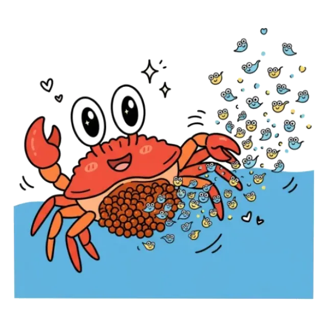 かに肉のステージ5のすがた
