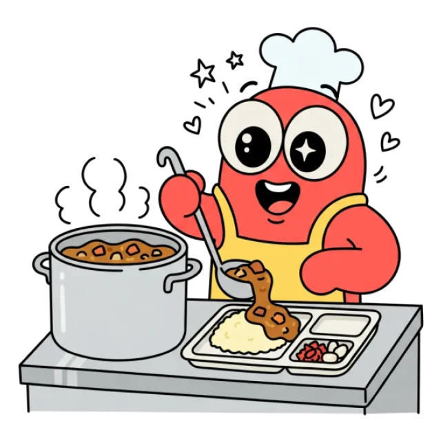 カレーライスのステージ2のすがた