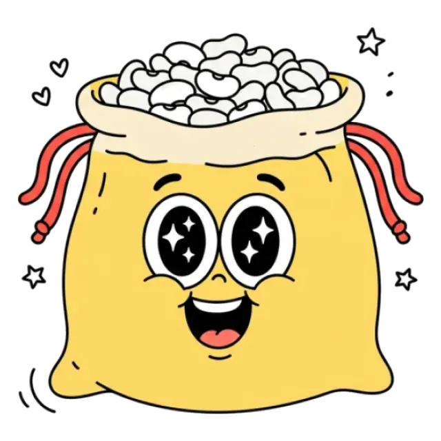 白いんげん豆のステージ2のすがた