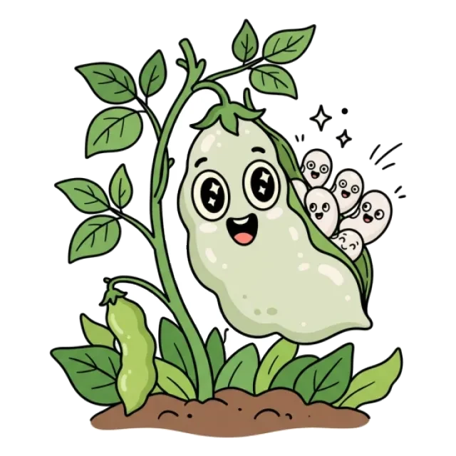 白いんげん豆のステージ4のすがた