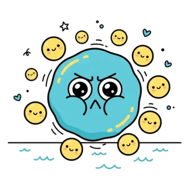 カゼインナトリウムのステージ5のすがた