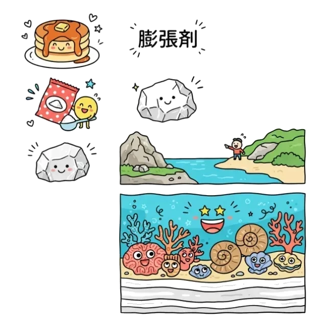 膨張剤のステージ5のすがた