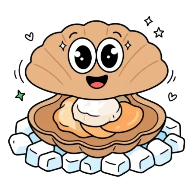ホタテのステージ2のすがた
