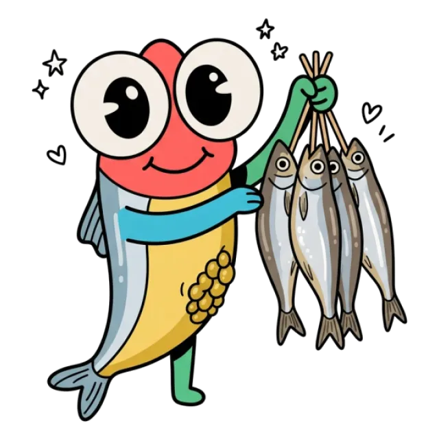 シシャモのステージ2のすがた
