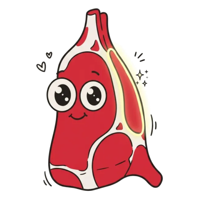 牛サーロインのステージ4のすがた