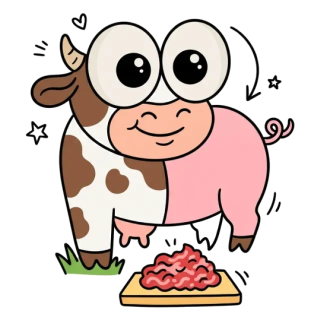 合い挽き肉のステージ4のすがた