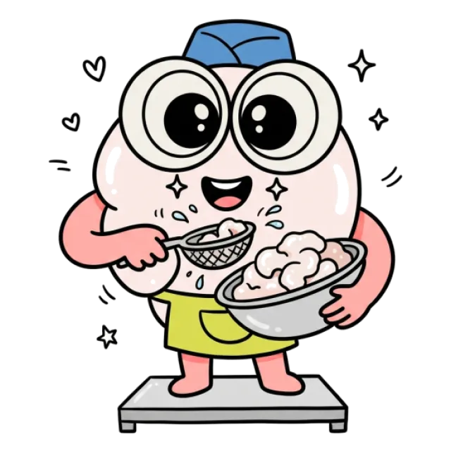 しらこたん白のステージ3のすがた