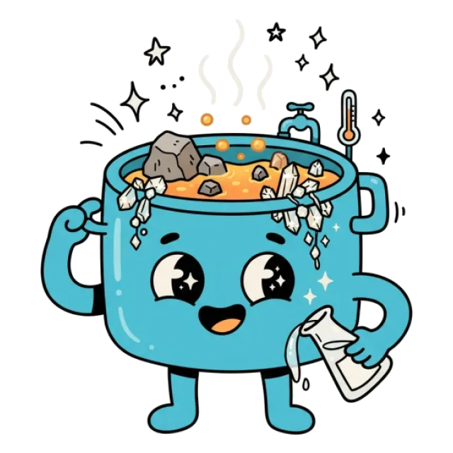 ミョウバンのステージ3のすがた