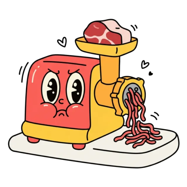ミンチ肉のステージ2のすがた