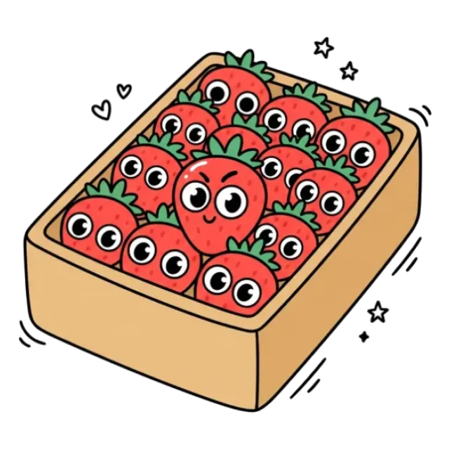 いちごのステージ2のすがた