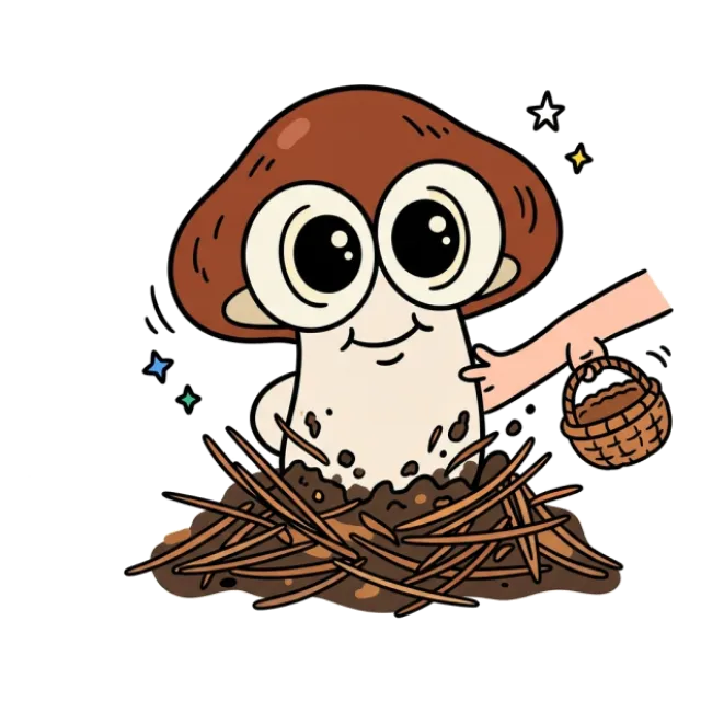 松茸のステージ3のすがた