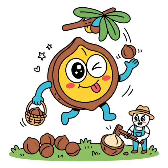 マカダミアナッツのステージ3のすがた