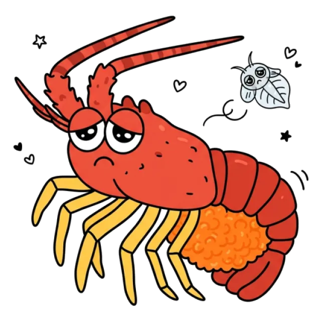 伊勢エビのステージ5のすがた