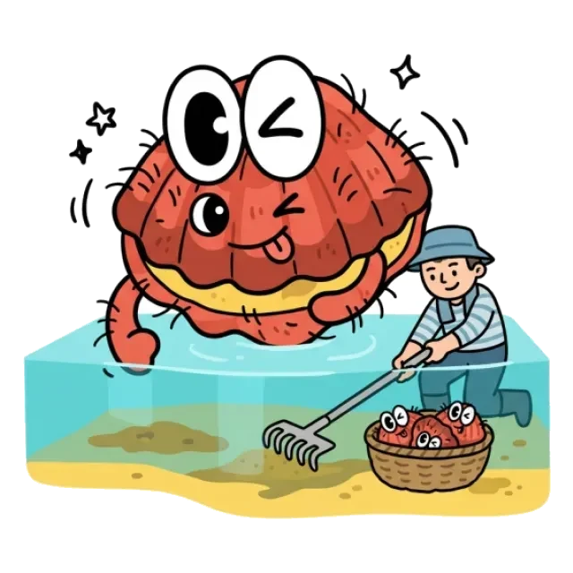 赤貝のステージ3のすがた