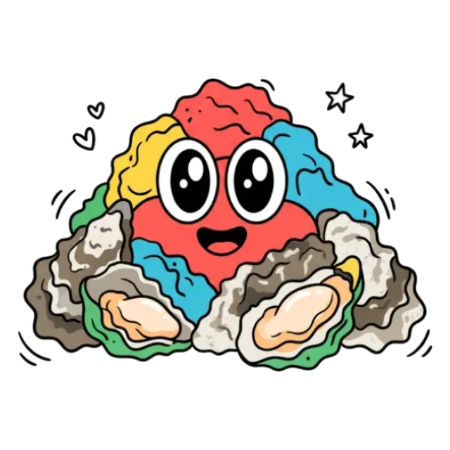 牡蠣のステージ2のすがた