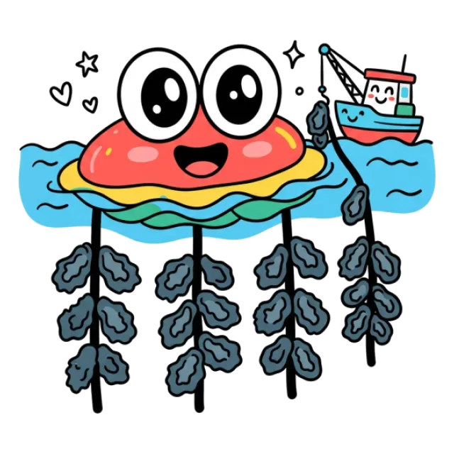 牡蠣のステージ3のすがた