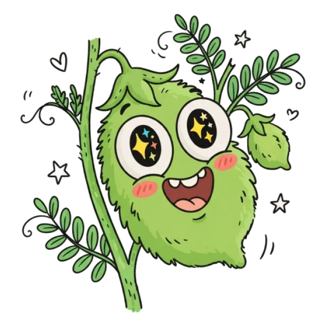 ひよこ豆のステージ4のすがた