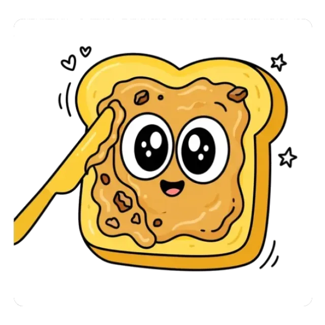 ピーナッツバターのステージ1のすがた