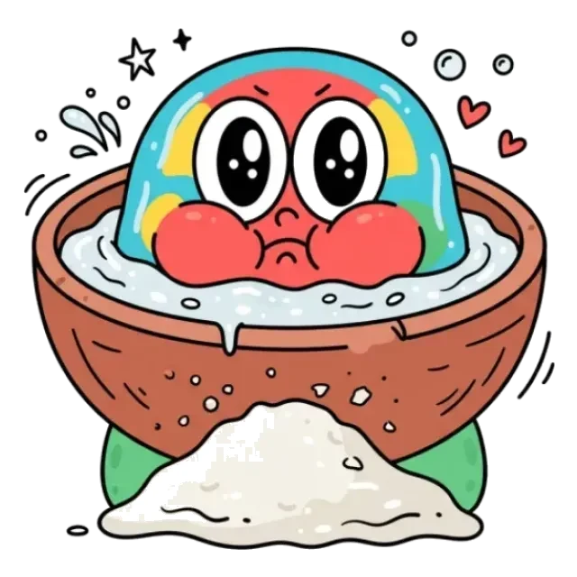 白玉粉のステージ2のすがた