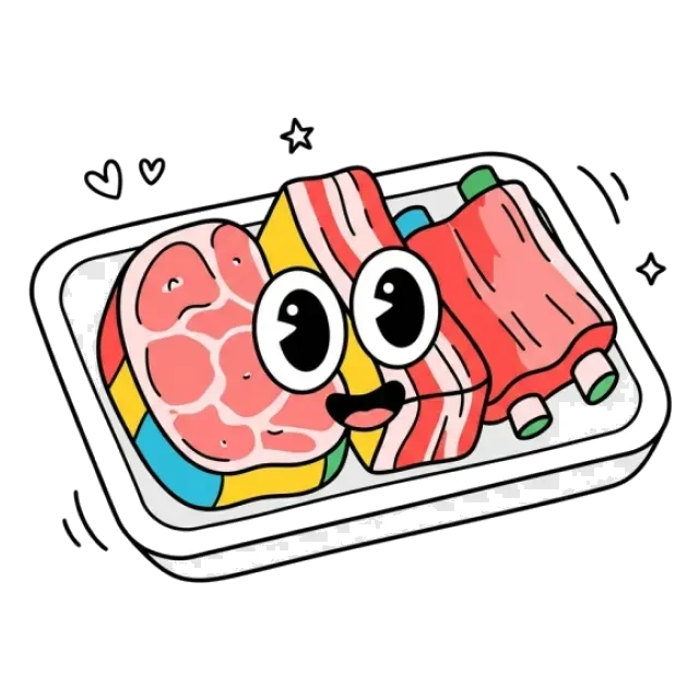 豚肉のステージ3のすがた
