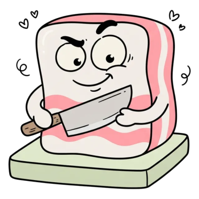 豚バラ肉のステージ2のすがた