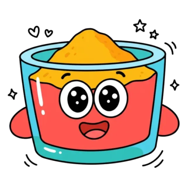 ウコン色素のステージ2のすがた