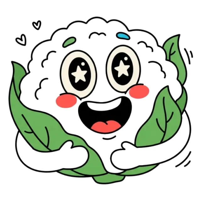 カリフラワーのステージ2のすがた