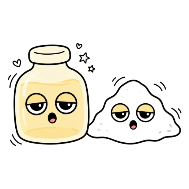 凝固剤のステージ2のすがた