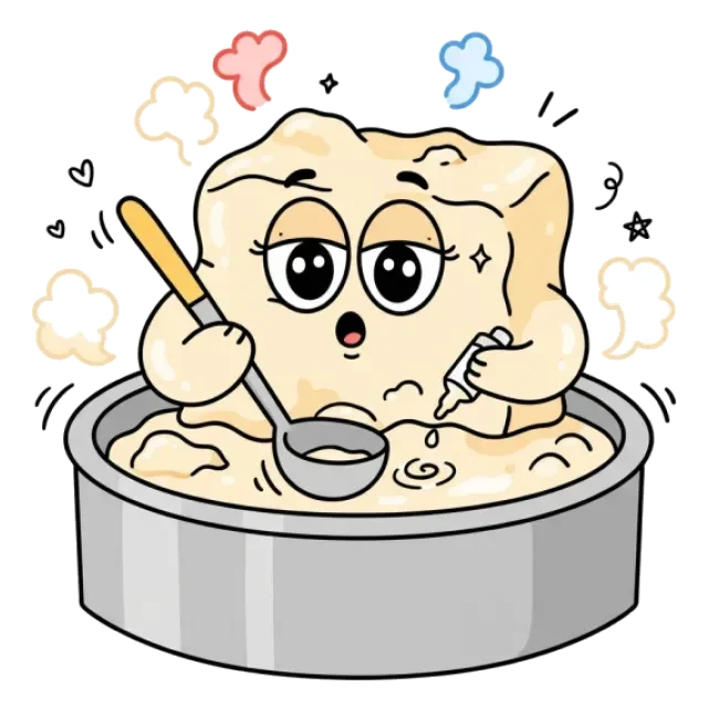 凝固剤のステージ3のすがた