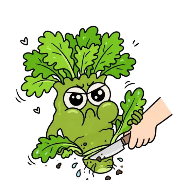 わさび菜のステージ3のすがた