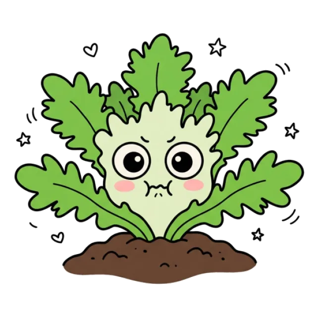 わさび菜のステージ4のすがた