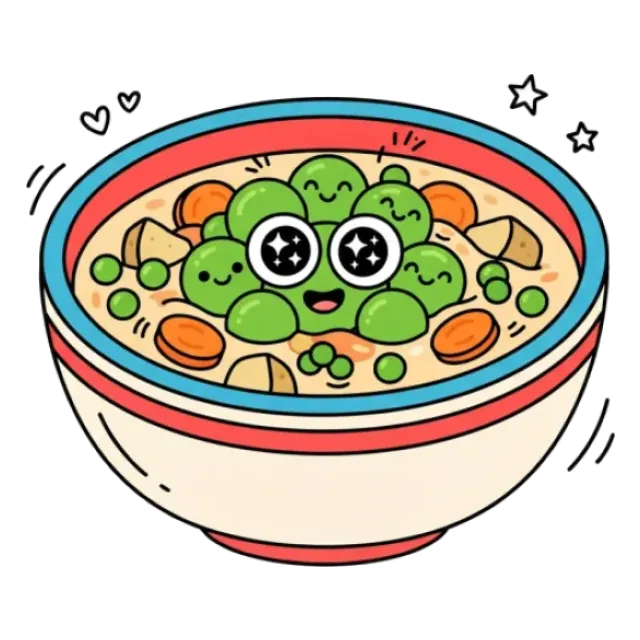 えんどう豆のステージ1のすがた