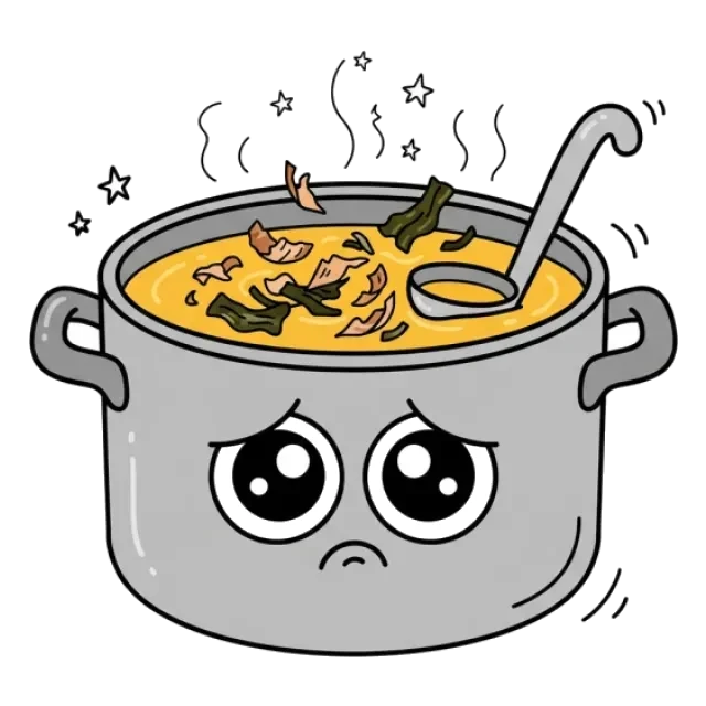 めんつゆのステージ3のすがた